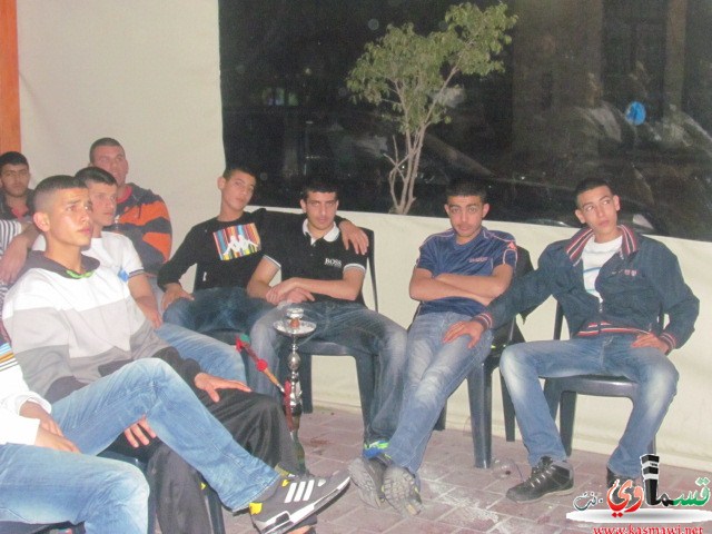 اجواء المقاهي اثناء مباراة الريال والبرشا